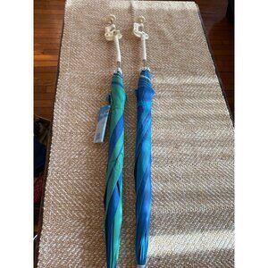 Sun sky clip umbrellas two